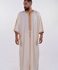 Gabardine Handmade Moroccan thobe for men