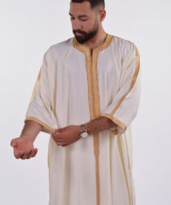 Gabardine Handmade Moroccan thobe for men