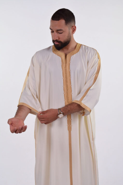 Gabardine Handmade Moroccan thobe for men