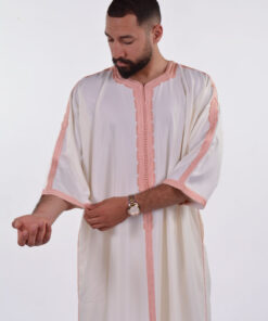 Gabardine Handmade Moroccan thobe for men