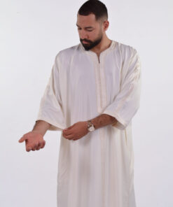 Gabardine Handmade Moroccan thobe for men