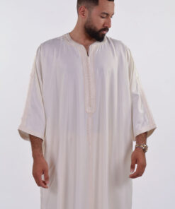 Gabardine Handmade Moroccan thobe for men