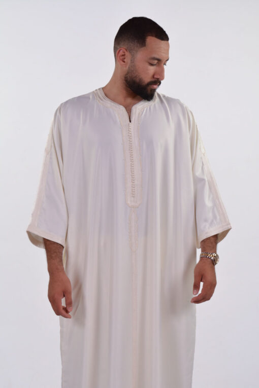 Gabardine Handmade Moroccan thobe for men