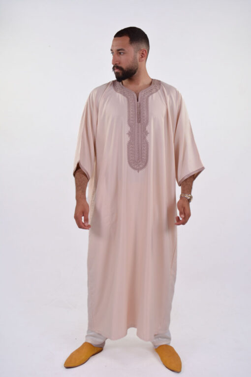 Gabardine Moroccan Thobe for Men