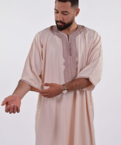 Gabardine Moroccan Thobe for Men