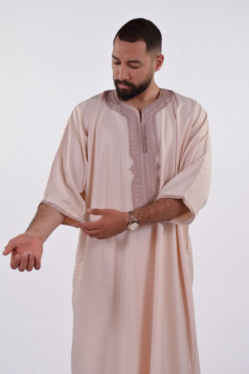 Gabardine Moroccan Thobe for Men