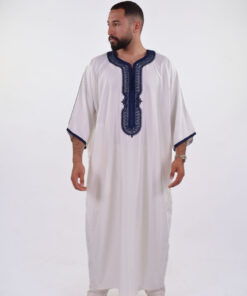 Gabardine Moroccan Thobe for Men