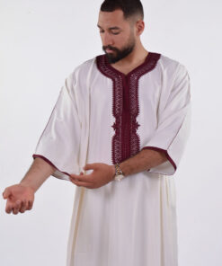 Gabardine Moroccan Thobe for Men